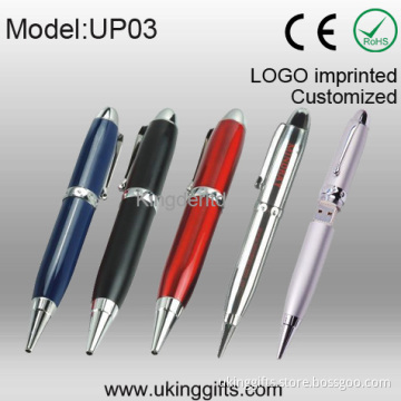 Bling Charming USB Flash Ball Pen Drive